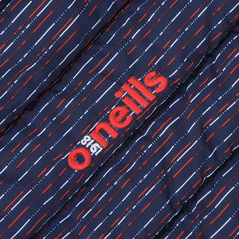 Louth GAA Kids' Harlem Light Weight Padded Jacket Marine / Red / White 5 Louth GAA Kids' Harlem Light Weight Padded Jacket Marine / Red / White - Image 3