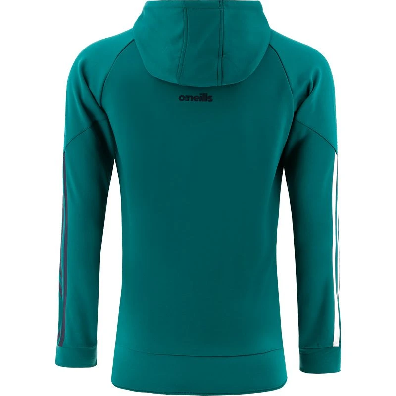 Limerick GAA Men's Dolmen Overhead Fleece Hoodie Green / Marine / White 4 Limerick GAA Men's Dolmen Overhead Fleece Hoodie Green / Marine / White - Image 2