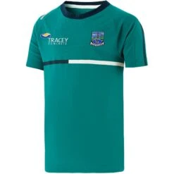 Fermanagh GAA Kids' Dolmen T-Shirt Green / Marine / White