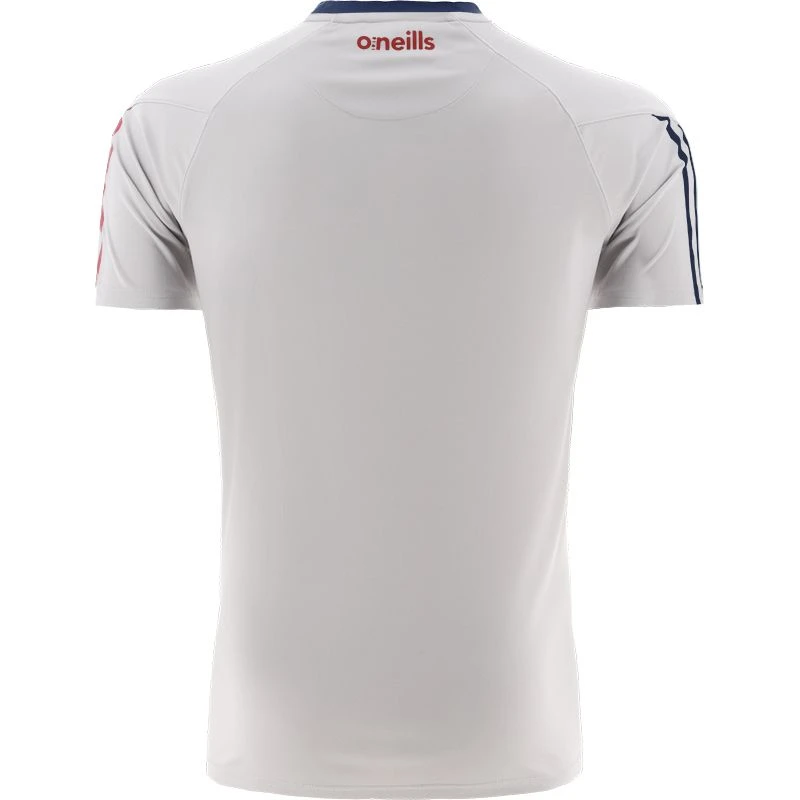 Westmeath GAA Men's Dolmen T-Shirt Silver / Marine / Red 4 Westmeath GAA Men's Dolmen T-Shirt Silver / Marine / Red - Image 2