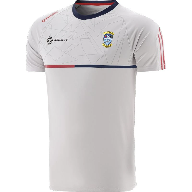 Westmeath GAA Men's Dolmen T-Shirt Silver / Marine / Red 3 Westmeath GAA Men's Dolmen T-Shirt Silver / Marine / Red