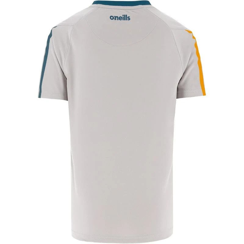 Wicklow GAA Kids' Dolmen T-Shirt Silver / Blue / Amber 4 Wicklow GAA Kids' Dolmen T-Shirt Silver / Blue / Amber - Image 2
