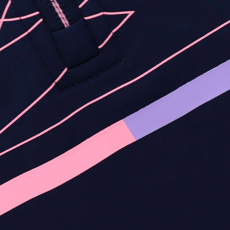 Tipperary GAA Kids' Dolmen Brushed Half Zip Top Marine / Pink / Purple 6 Tipperary GAA Kids' Dolmen Brushed Half Zip Top Marine / Pink / Purple - Image 4