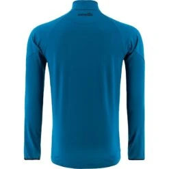 Wicklow GAA Men's Dolmen Brushed Half Zip Top Blue / Marine / Amber -Sport Style Shop dolm 184 3 lfd bemeam adlt p02 3