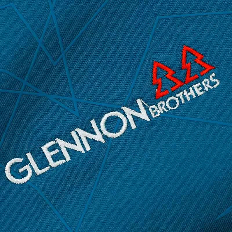 Longford GAA Kids' Dolmen Brushed Half Zip Top Blue / Marine / Amber 11 Longford GAA Kids' Dolmen Brushed Half Zip Top Blue / Marine / Amber - Image 9