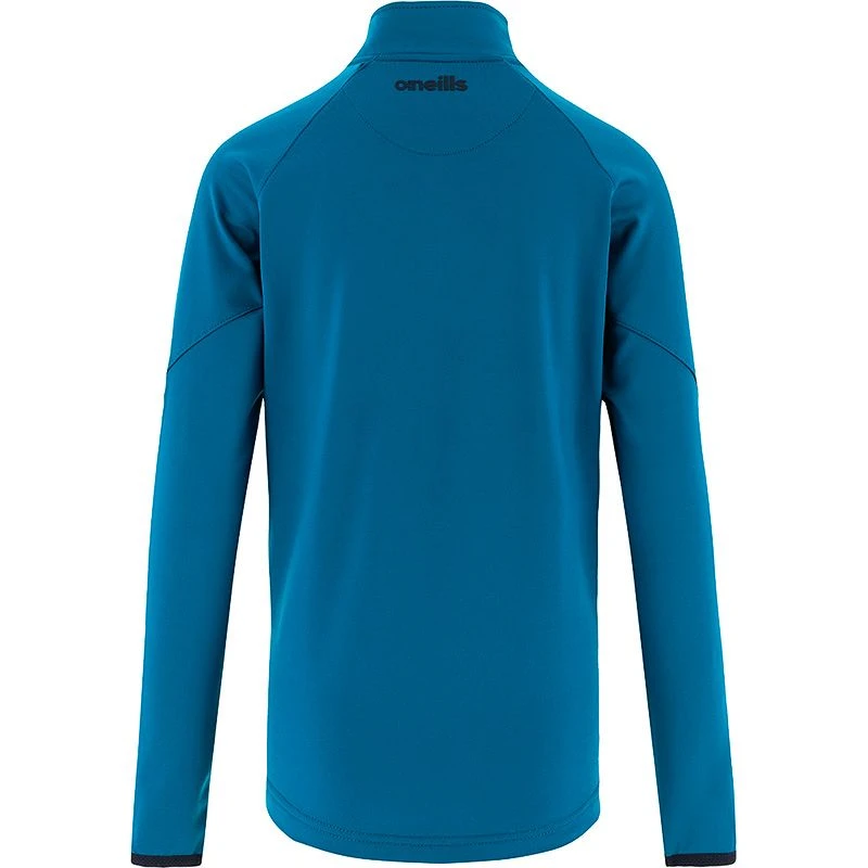 Longford GAA Kids' Dolmen Brushed Half Zip Top Blue / Marine / Amber 4 Longford GAA Kids' Dolmen Brushed Half Zip Top Blue / Marine / Amber - Image 2
