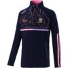 Tipperary GAA Kids' Dolmen Brushed Half Zip Top Marine / Pink / Purple -Sport Style Shop dolm 184 3 tip mepkpp kids p1