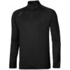 Men's Foyle Brushed Half Zip Black 2 Men's Foyle Brushed Half Zip Black -Sport Style Shop foyle hz blk 1
