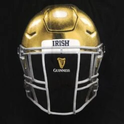 Guinness Men's Notre Dame Helmet T-Shirt Black -Sport Style Shop gnd1000 3