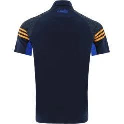 Longford GAA Men's Harlem Polo Shirt Marine / Royal / Amber -Sport Style Shop harlem 061 polo mar roy amb 3s 2 4