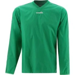 Men's Hurricane Windbreaker Green / Silver
