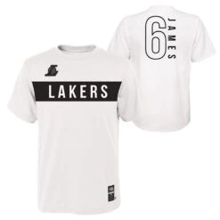 Men's LeBron "Skill Drills" T-Shirt Black / White -Sport Style Shop k2m1fdjy 000 lak06 james lakers st