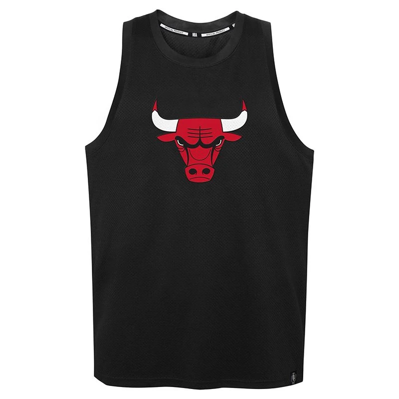 Men's Chicago Bulls N&N Tank Black / White / Red 3 Men's Chicago Bulls N&N Tank Black / White / Red