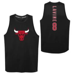 Men's Chicago Bulls N&N Tank Black / White / Red 7 Men's Chicago Bulls N&N Tank Black / White / Red -Sport Style Shop k2m1fdka 000 bulzl zach lavine bulls st