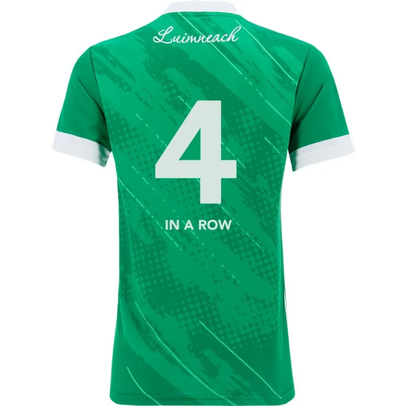 Limerick GAA Women's Fit '4 In A Row' Champions Jersey 2023 4 Limerick GAA Women's Fit '4 In A Row' Champions Jersey 2023 - Image 2
