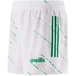 Limerick GAA Kids' Home Shorts 2023 -Sport Style Shop limerick home shorts 3s whi grn p2 1