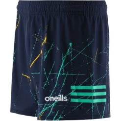 Limerick GAA Kids' Training Shorts Marine -Sport Style Shop limerick training shorts mne blu yel 3s p2