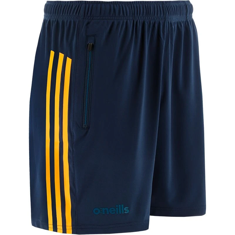 Longford GAA Men's Dolmen Training Shorts Marine / Blue / Amber 4 Longford GAA Men's Dolmen Training Shorts Marine / Blue / Amber - Image 2