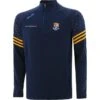 Longford GAA Kids' Harlem Brushed Half Zip Top Marine / Royal / Amber -Sport Style Shop longford harlem 184 hz brush top pockets mar roy amb 3s 1 1