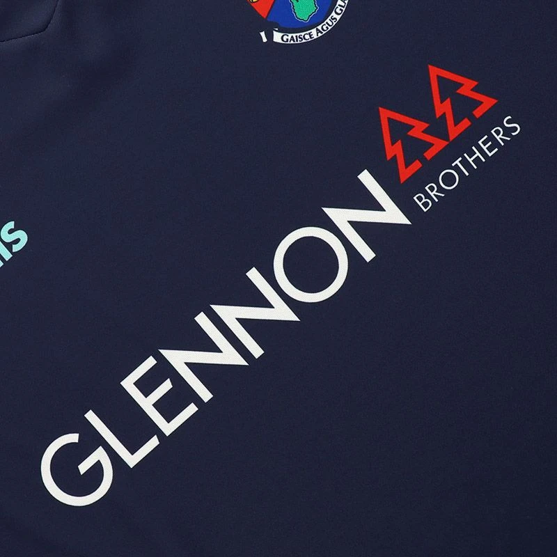 Longford GAA Kids' Short Sleeve Training Top Marine - Image 4