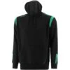 Men's Loxton Hooded Top Black / Green -Sport Style Shop loxton 011 flc hoodie 2s blk emer 1