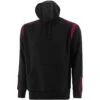 Men's Loxton Hooded Top Black / Maroon -Sport Style Shop loxton 011 flc hoodie 2s blk maroon 1
