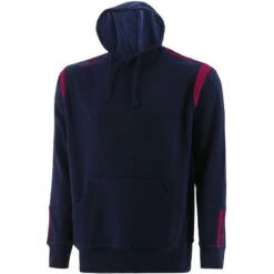 Men's Loxton Hooded Top Marine / Maroon