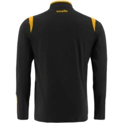 Men's Loxton Brushed Half Zip Top Black / Amber -Sport Style Shop loxton 122 hz br top blk amb 2