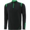 Men's Loxton Brushed Half Zip Top Black / Green 1 Men's Loxton Brushed Half Zip Top Black / Green -Sport Style Shop loxton 122 hz br top blk emer 1 1