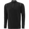 Men's Loxton Brushed Half Zip Top Black / Grey -Sport Style Shop loxton 122 hz br top blk gun 1 1