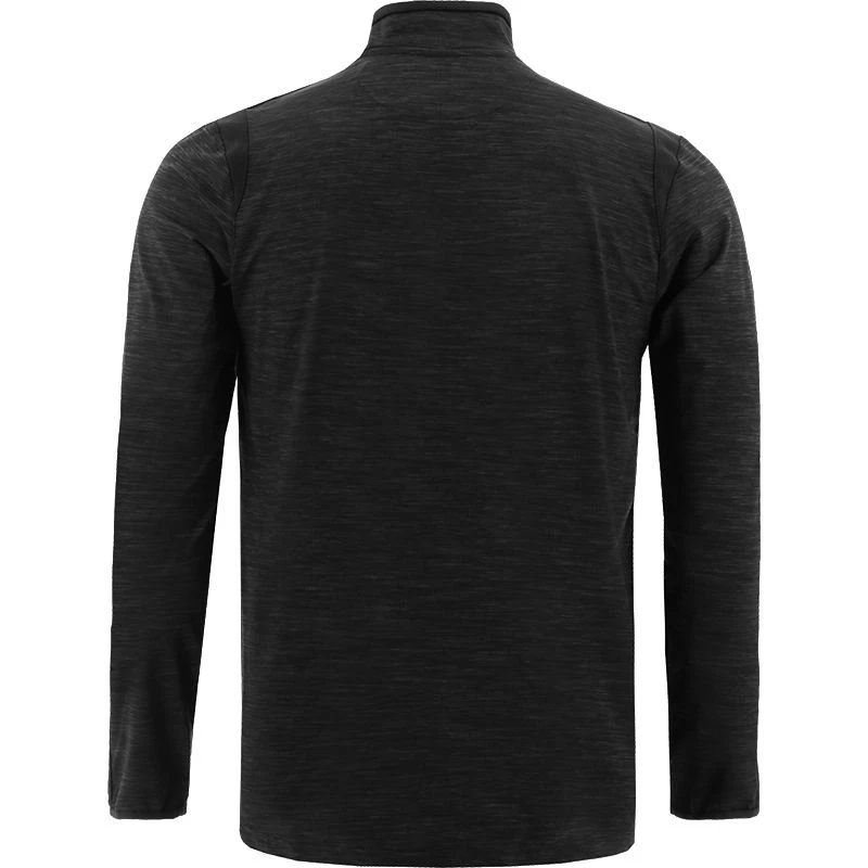 Men's Loxton Brushed Half Zip Top Mel Black 4 Men's Loxton Brushed Half Zip Top Mel Black - Image 2
