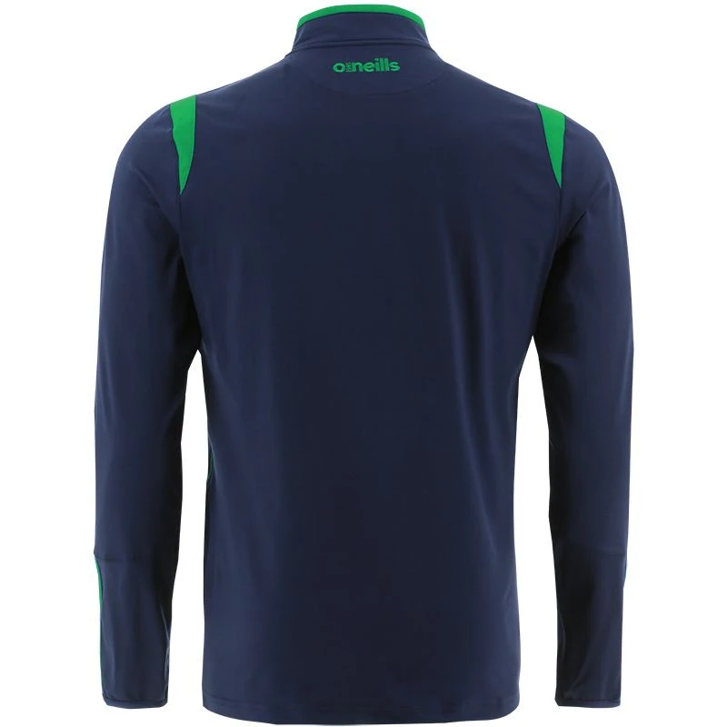 Men's Loxton Brushed Half Zip Top Marine / Green 5 Men's Loxton Brushed Half Zip Top Marine / Green - Image 3