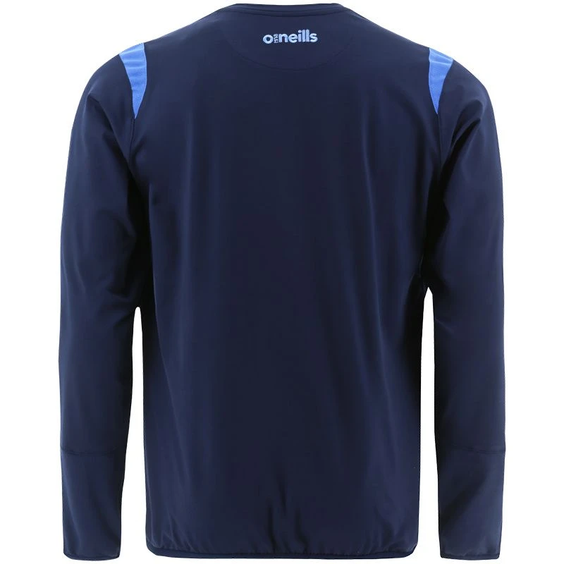 Men's Loxton Brushed Crew Neck Top Marine / Sky 4 Men's Loxton Brushed Crew Neck Top Marine / Sky - Image 2