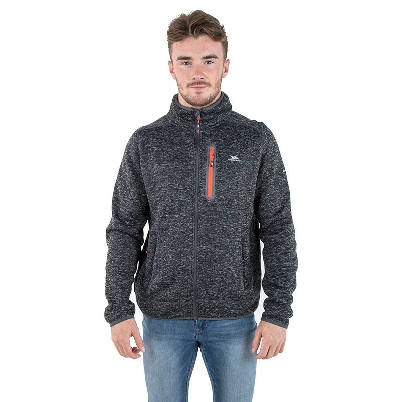 Trespass Men's Bingham Fleece Jacket Black Marl 3 Trespass Men's Bingham Fleece Jacket Black Marl