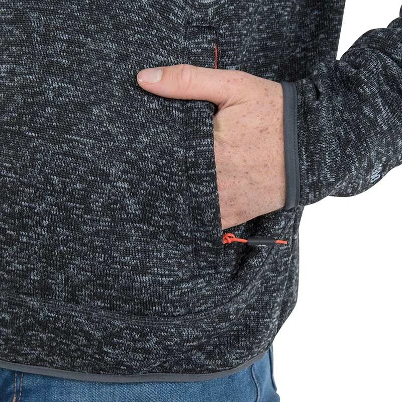 Trespass Men's Bingham Fleece Jacket Black Marl 8 Trespass Men's Bingham Fleece Jacket Black Marl - Image 6