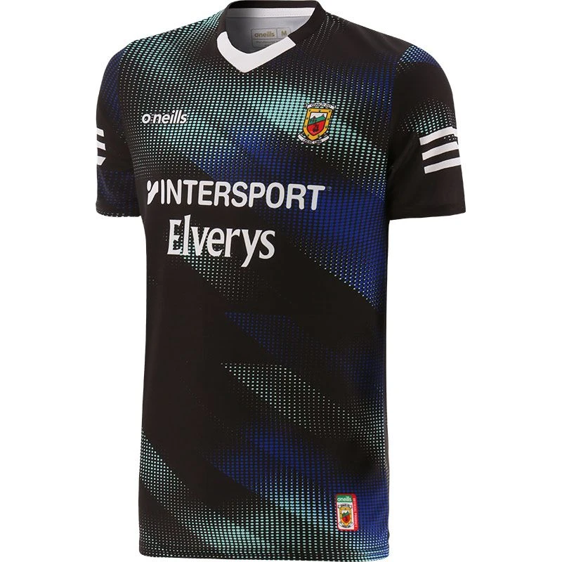 Mayo GAA Short Sleeve Training Top Black / Royal 3 Mayo GAA Short Sleeve Training Top Black / Royal