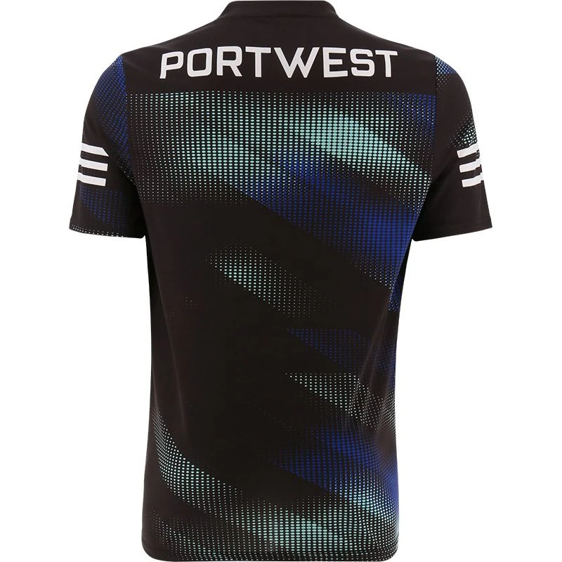 Mayo GAA Short Sleeve Training Top Black / Royal 4 Mayo GAA Short Sleeve Training Top Black / Royal - Image 2