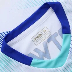 Mayo GAA Player Fit Short Sleeve Training Top White / Royal -Sport Style Shop mayo training ss top 3s retail k2 whi roy mnt adlt p7 1 1