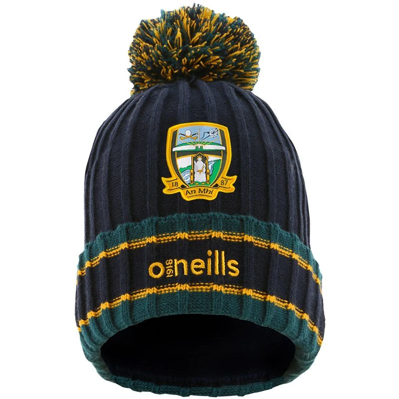 Meath GAA Darcy Bobble Hat Marine / Bottle / Amber 3 Meath GAA Darcy Bobble Hat Marine / Bottle / Amber