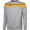Men's Auckland Fleece Crew Neck Sweatshirt Grey / Amber / Black -Sport Style Shop medium grey amb blk 1