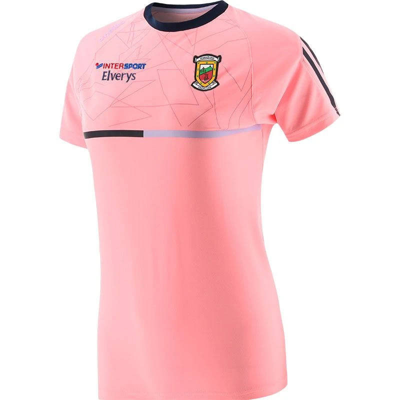 Mayo GAA Women's Dolmen T-Shirt Pink / Marine / Purple 3 Mayo GAA Women's Dolmen T-Shirt Pink / Marine / Purple