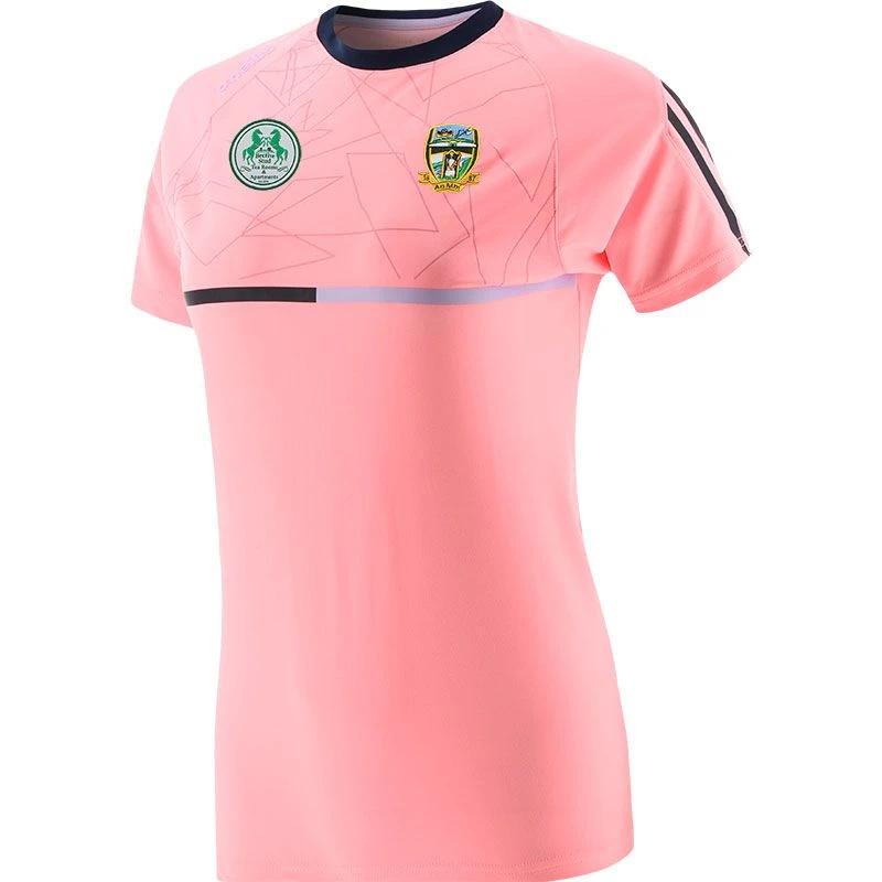 Meath GAA Women's Dolmen T-Shirt Pink / Marine / Purple 3 Meath GAA Women's Dolmen T-Shirt Pink / Marine / Purple