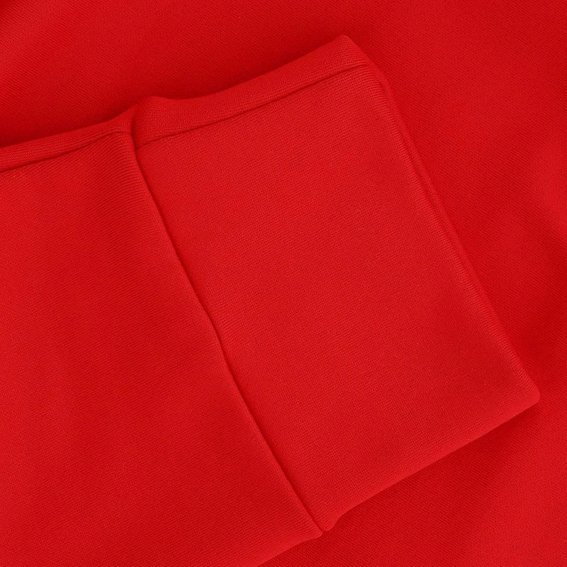 Men's Nathan Technical Fleece Overhead Hoodie Red / Silver 7 Men's Nathan Technical Fleece Overhead Hoodie Red / Silver - Image 5