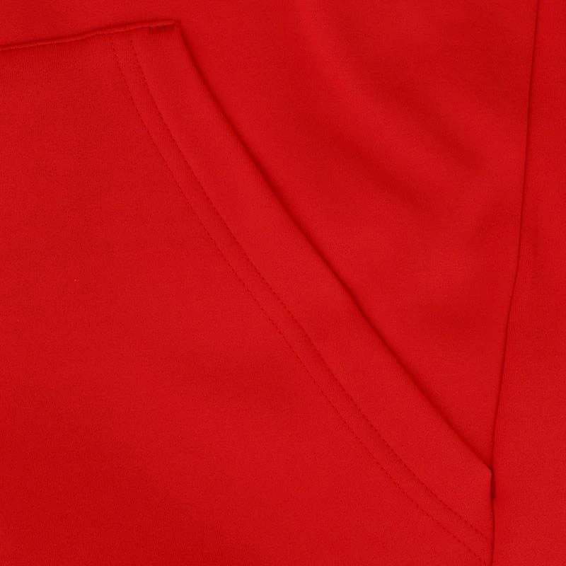 Men's Nathan Technical Fleece Overhead Hoodie Red / Silver 8 Men's Nathan Technical Fleece Overhead Hoodie Red / Silver - Image 6