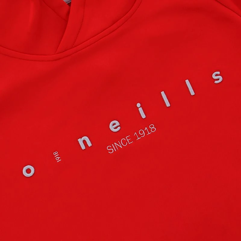 Men's Nathan Technical Fleece Overhead Hoodie Red / Silver 9 Men's Nathan Technical Fleece Overhead Hoodie Red / Silver - Image 7