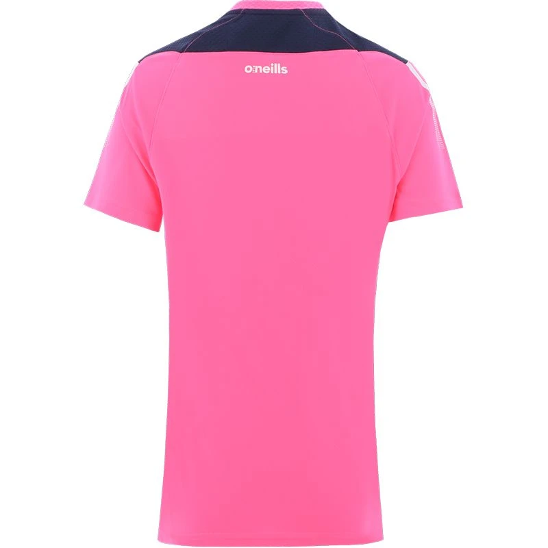 Longford GAA Kids' Nevada T-Shirt Pink / Marine / White 4 Longford GAA Kids' Nevada T-Shirt Pink / Marine / White - Image 2