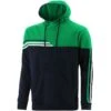 Men's Nevis Fleece Overhead Hoodie Marine / Green / White -Sport Style Shop nevis 011 flc hoodie mar emer wht 3s 1