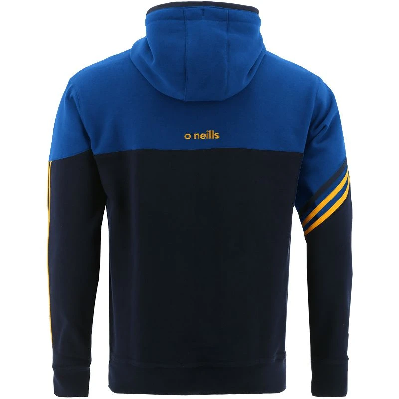Men's Nevis Fleece Overhead Hoodie Marine / Royal / Amber 4 Men's Nevis Fleece Overhead Hoodie Marine / Royal / Amber - Image 2