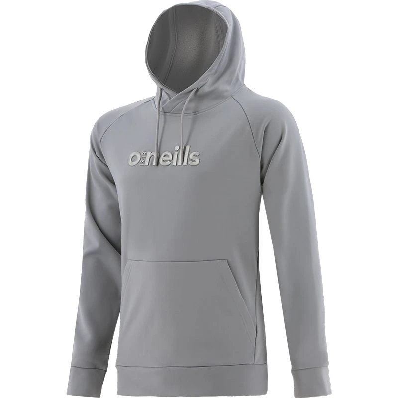 Men's Niall Overhead Fleece Hoodie Grey 4 Men's Niall Overhead Fleece Hoodie Grey - Image 2