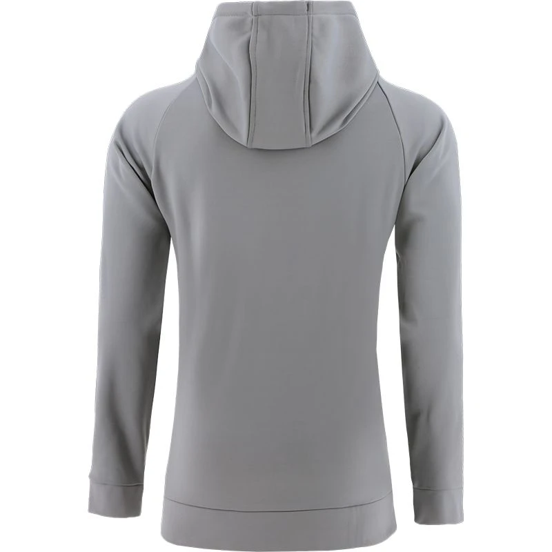 Men's Niall Overhead Fleece Hoodie Grey 5 Men's Niall Overhead Fleece Hoodie Grey - Image 3